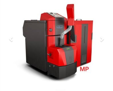 Attack Pelletanlage 30 plus Automatik mit Pelletbrenner Pelletbehälter Schnecke
