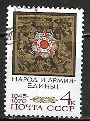 Sowjetunion gestempelt Michel-Nummer 3763