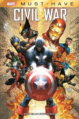 Marvel Must-Have: Civil War | Mark Millar (u. a.) | Buch | 212 S. | Deutsch