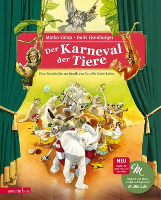 Der Karneval der Tiere. Mit CD | Marko Simsa | Buch | 32 S. | Deutsch | 2017