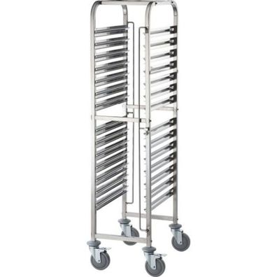 Stalgast Tablettwagen Aus Edelstahl, Passend für 14 X Gn 11, 380 X 550 X 1735 mm