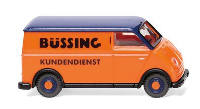 Wiking H0 1/87 033404 DKW Schnelllaster Kastenwagen "Büssing Kundendienst" - OVP NEU