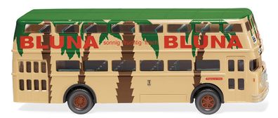 Wiking H0 1/87 072205 Doppeldeckerbus D2U (Büssing) "Bluna" - OVP NEU