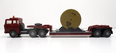 Wiking 1/87 Magirus Tiefladersattelzug Kabelrolle o. OVP (Spur H0)(80-2)