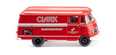 Wiking 26505 Kastenwagen (MB L 319) "Clark" Spur H0 1:87
