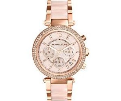 Michael Kors Damen Parker Chronograph Uhr Rose Gold MK5896