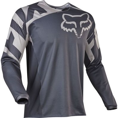Herren Radsport Sweatshirt Fox Trikot Freizeit Pullover Grau