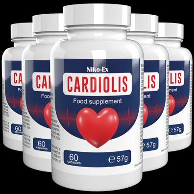 Cardiotens Forte - 300 Kapseln (5 x 60 Kapseln) - 5er Pack