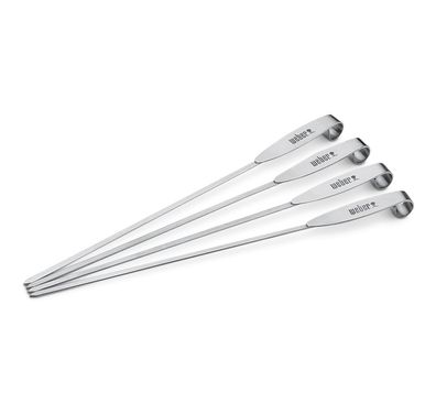 Weber ETGS Spieße-Set, 4 Stk., Edelstahl