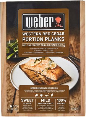 Weber Räucherbretter, Zedernholz, 4 Stk