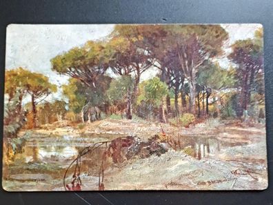 Postkarte Giuseppe Palanti Cervia - Riflessi in Pineta