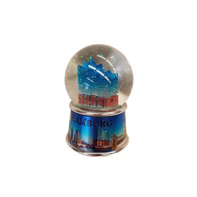 Schneekugel 65mm BMS Silbersockel HH & EP