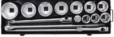 Steckschlüssel-Satz | Antrieb 25 mm (1") | SW 36 - 80 mm | 15-tlg