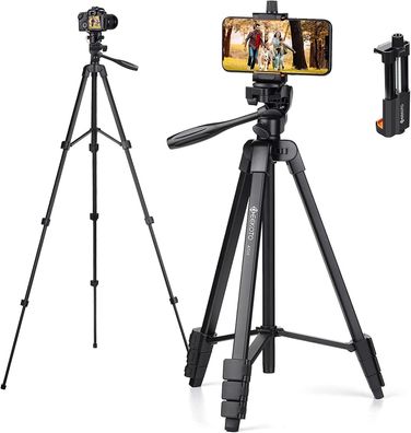 Geekoto Universal Handy Smartphone GoPro Stativ Ausziehbar 360-Grad-Panorama,