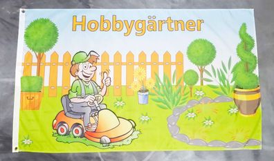 Fahne Flagge Garten Hobbygärtner - 90 x 150 cm