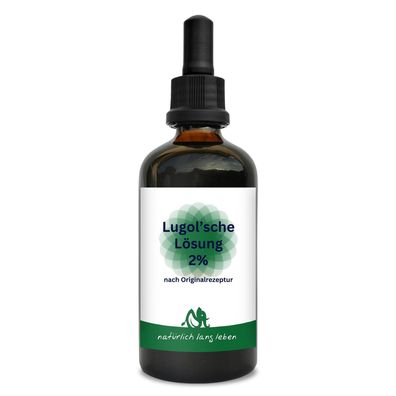 Lugolsche Lösung (2 %) 100 ml TÜV zertifizierte Pipette