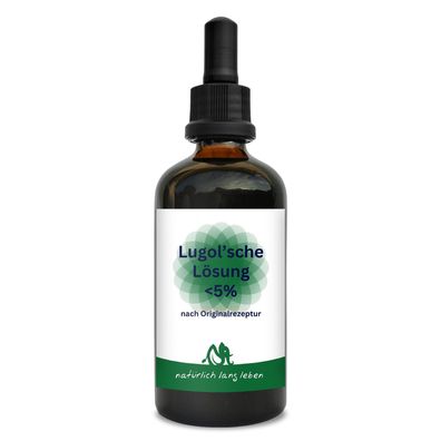 Lugolsche Lösung (< 5 %) 50 ml TÜV zertifizierte Pipette