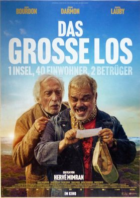 Das grosse Los - Original Kinoplakat A1 - Didier Bourdon, Gérard Darmon - Filmposter