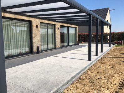 SMART Terrassendach Bausatz 200cm Tiefe