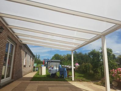 SMART Terrassendach Bausatz 250cm Tiefe
