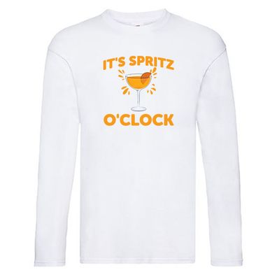 It´s Spritz o´clock | Trinken | Freunde | Familie Long Sleeve Weiß