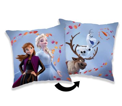 Disney Frozen Kopfkissen (1 Stück) Premium Dekokissen mit beidseitigem Digitaldruck