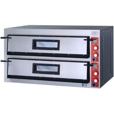 Stalgast Ggf Pizzaofen Mit Zwei Kammern, Vollschamott, 18 Kw, 1370 X 850 X 750 mm