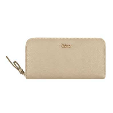 Gabor bags XL Damenbörse Reißverschlussdamenbörse Geldbörse beige gela