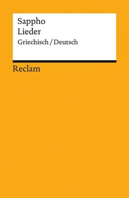 Lieder | Griechisch/Deutsch | Sappho | Taschenbuch | Reclam Universal-Bibliothek