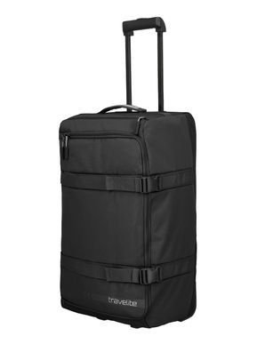 Travelite KICK OFF Rollenreisetasche L, Schwarz