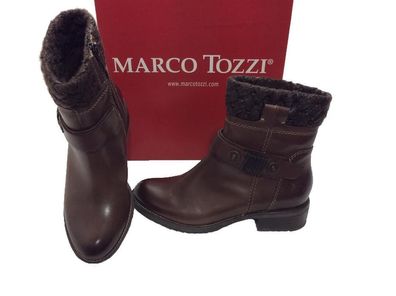 MARCO TOZZI Stiefelette mocca antic
