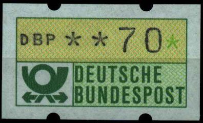 BRD ATM 1981 Nr 1-1-070R postfrisch S4AF8A2