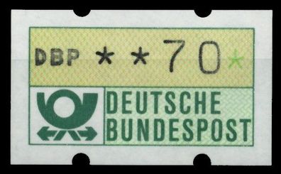 BRD ATM 1981 Nr 1-2-070 postfrisch S2E314A