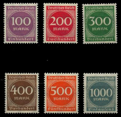 D-REICH INFLA Nr 268-273 postfrisch S3D7362