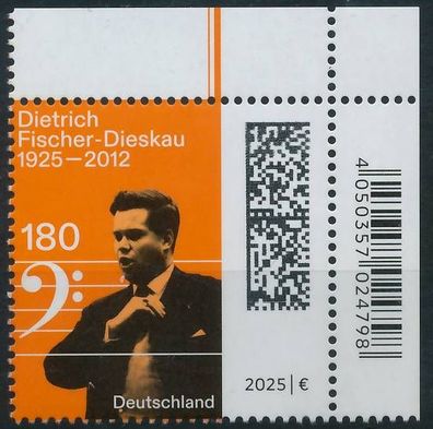 BRD BUND 2025 Nr 3908 postfrisch ECKE-ORE X97164E
