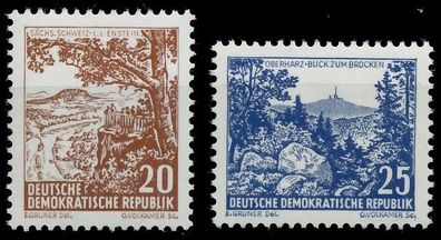DDR 1961 Nr 815-816 postfrisch SBBF0A6