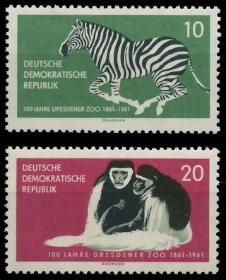 DDR 1961 Nr 825-826 postfrisch SBBF132