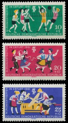 DDR 1961 Nr 827-829 postfrisch SBDF67A