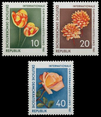 DDR 1961 Nr 854-856 postfrisch SBDF706