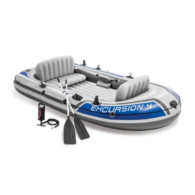 68324NP - Boot - Excursion 4 (315x165x43cm) SET inkl. Alu-Paddel + Pumpe, bis 500kg