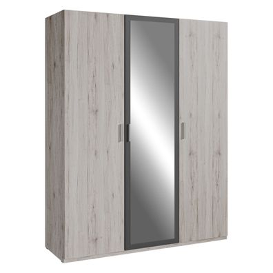 Kleiderschrank ADRIA IRDS931-J51 Schrank mit Spiegel Sandeiche