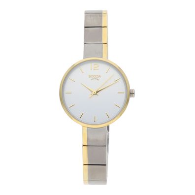 Boccia Uhr für Damen 3308-02 Titan Gold plattiert
