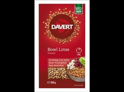 Davert 3x Bowl Linse Instant 100g 100g
