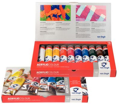 Van Gogh Basis-Set Acrylfarbe mit 10 Farben in 40 ml-Tuben