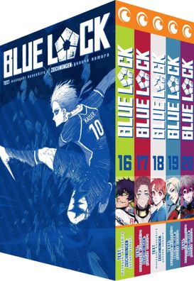 Blue Lock - Band 16-20 im Sammelschuber | Yusuke Nomura | Taschenbuch | 1000 S