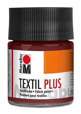 Marabu Textilmalfarbe Textil plus 50ml Textilfarbe T-Shirt Jeans 046 Mittelbraun