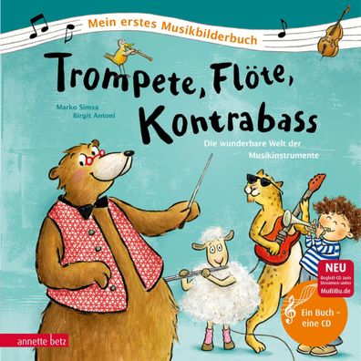 Trompete, Flöte, Kontrabass | Die wunderbare Welt der Musikinstrumente | Simsa