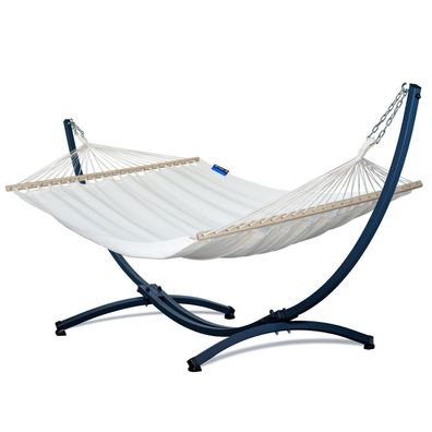 Potenza Outdoor Hängematte mit Gestell für 2 Personen I Stabhängematte 215x140, 160kg