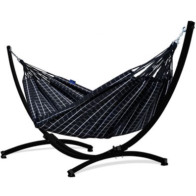 Potenza Hängematte 220x160 mit Gestell für 2 Personen Hängemattengestell