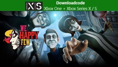 NEU für XBOX One Series X S Spiel We Happy Few Game Key Email 24h Download Code